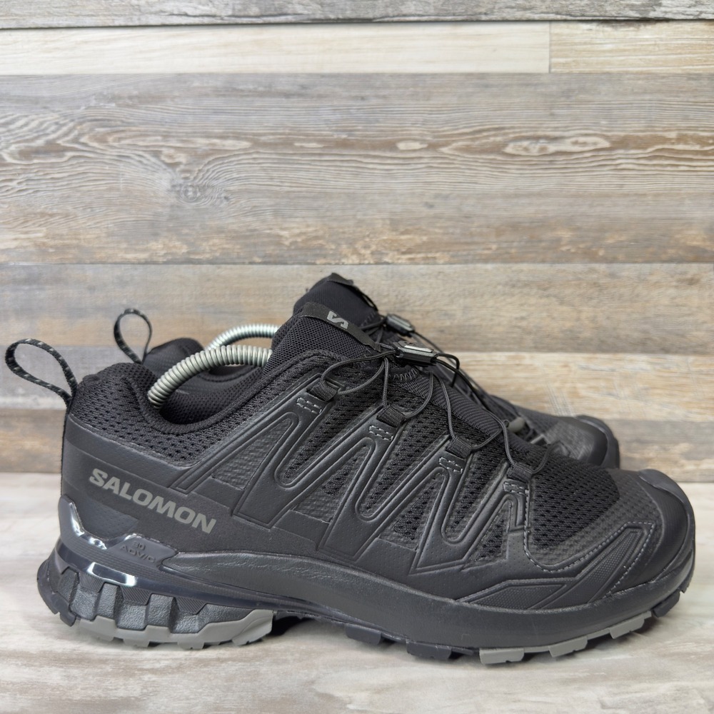Salomon XA Pro 3D Mens Size 9 Trail Running Shoes Hiking Sneakers Black 472731